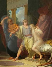 Socrate arrachant Alcibiade des bras d&#039;Aspasie